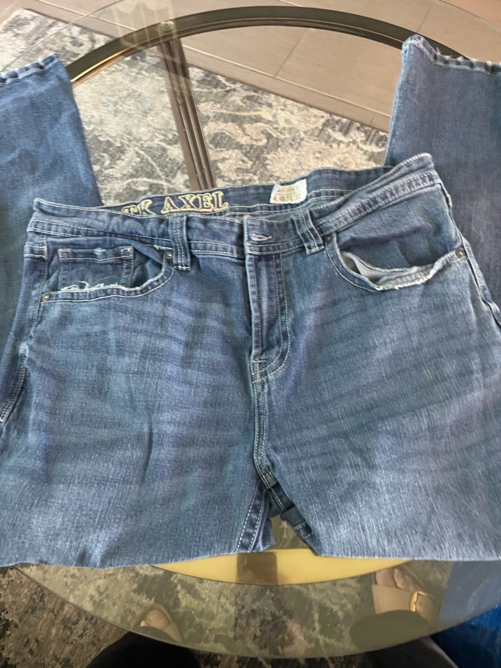 Axel Dark Blue Straight Men’s Jeans 40x 32